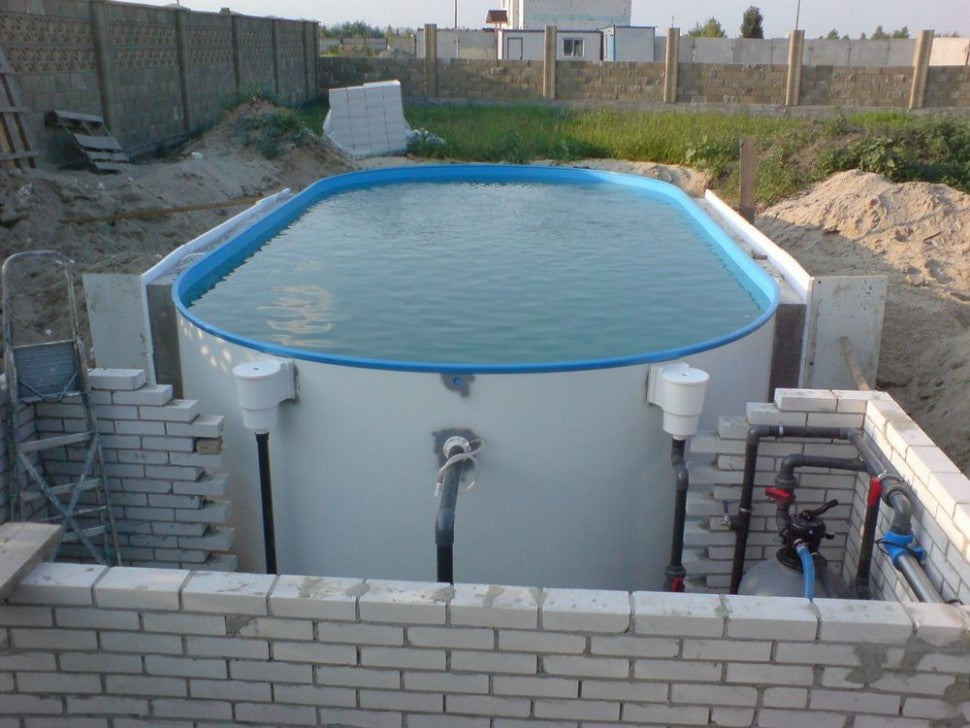 ,,Chemoform'' bazen od metalne konstrukcije 8 m x 4.2m x 1.5m – Set ,,Astral pool''