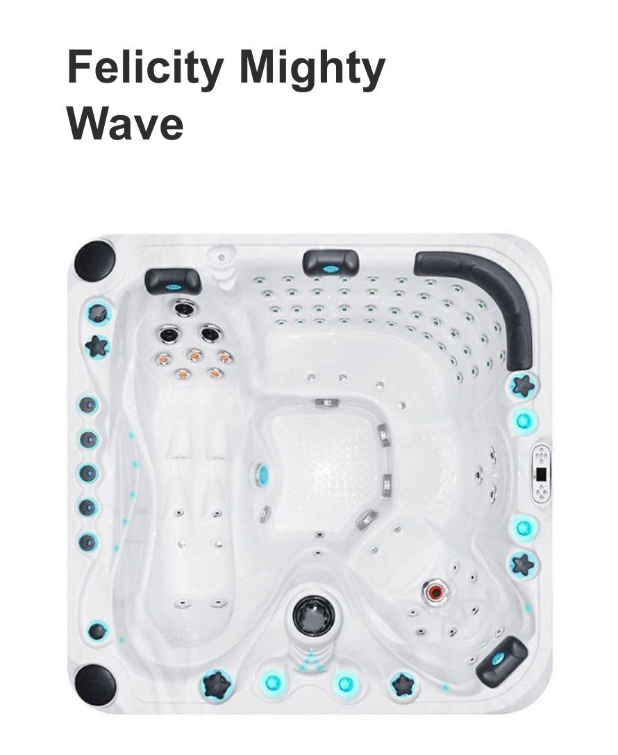 Felicity Mighty Wave Exclusive Hidromasažna kada