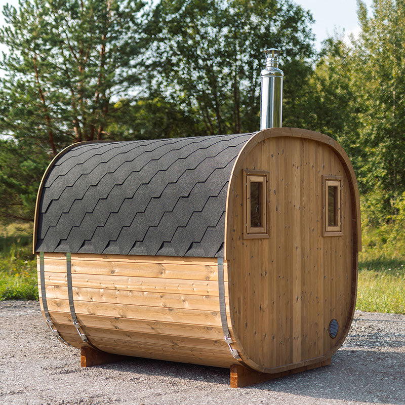 Round cube sauna SQR2VT