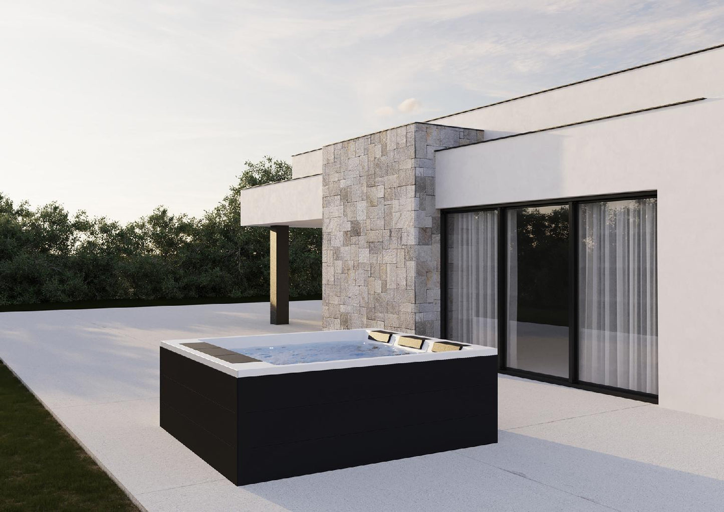 Lounge Divine-Hidromasažna kada