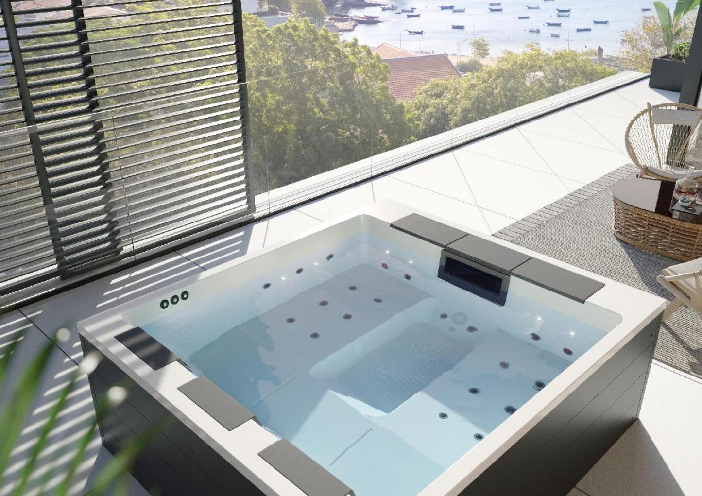 Lounge Divine Plus-Hidromasažna kada