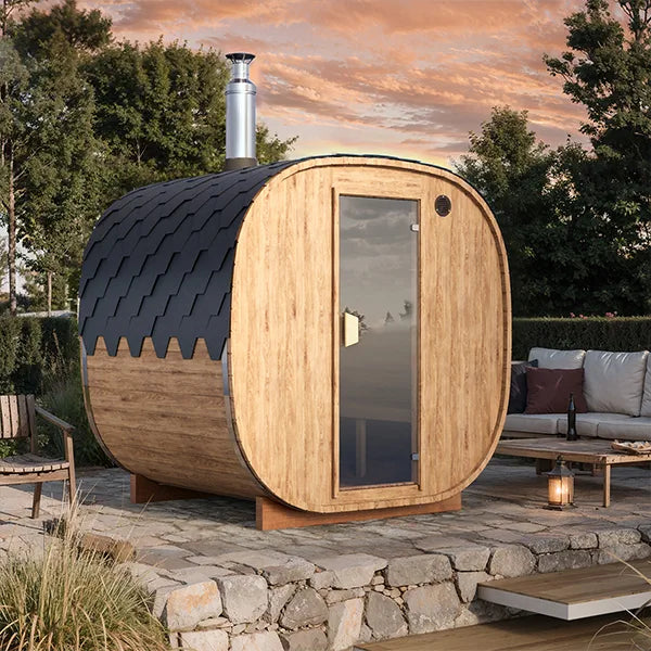 Round cube sauna SQR2T