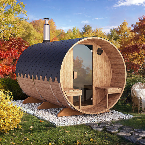 Barrel sauna S3VT