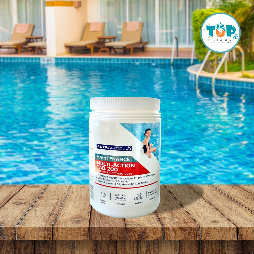 Multi action tablete 200g, 1kg,Astral pool