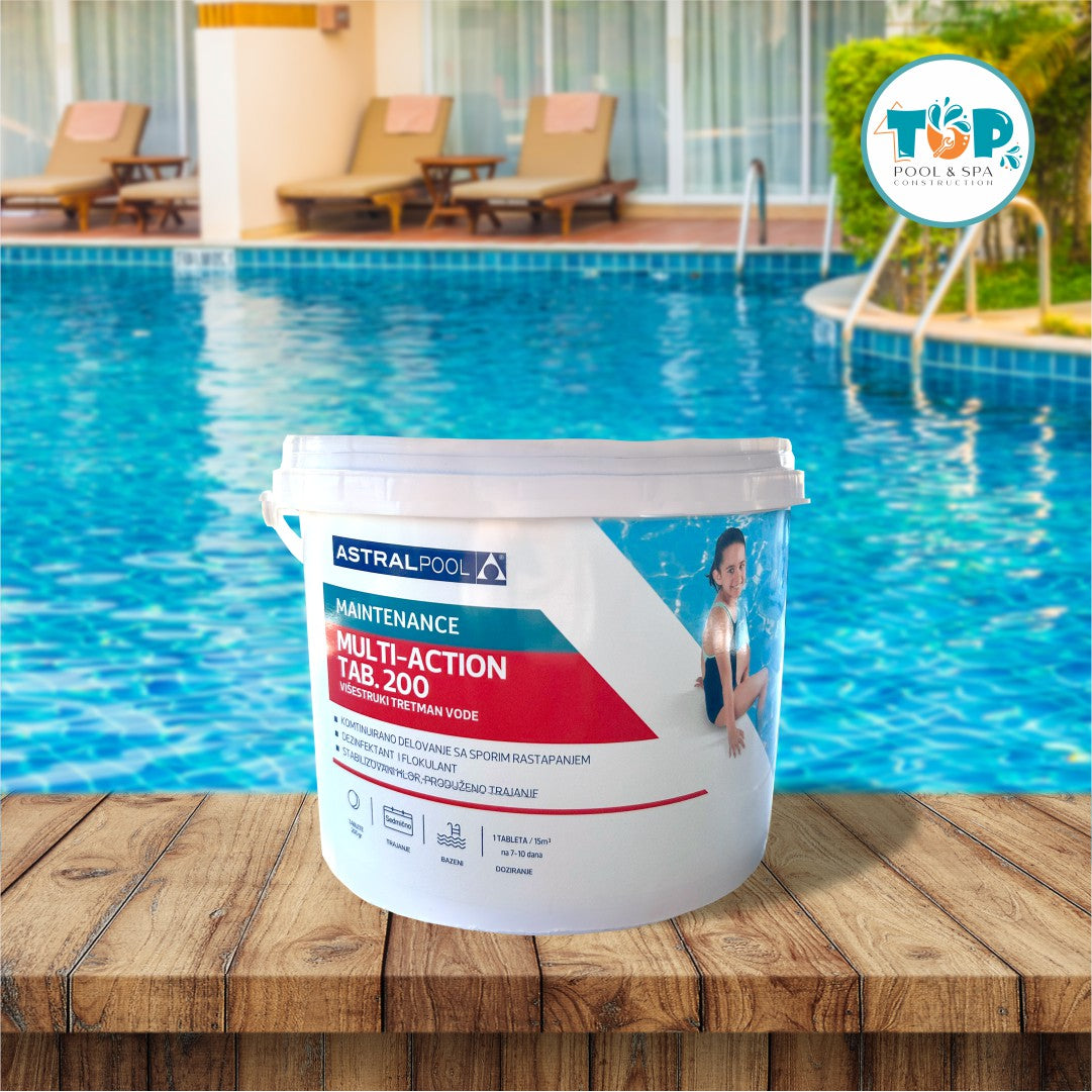 Multi action tablete 200g 5 kg,Astral pool