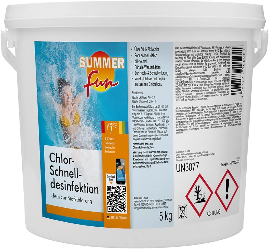 Summer fun, hlorne granule 56% 5kg
