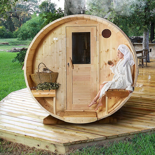 Barrel sauna S2VT