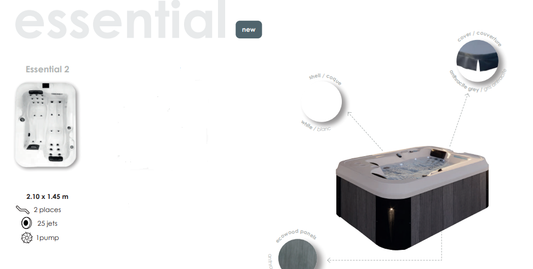 Esential 2- Hidromasažna kada
