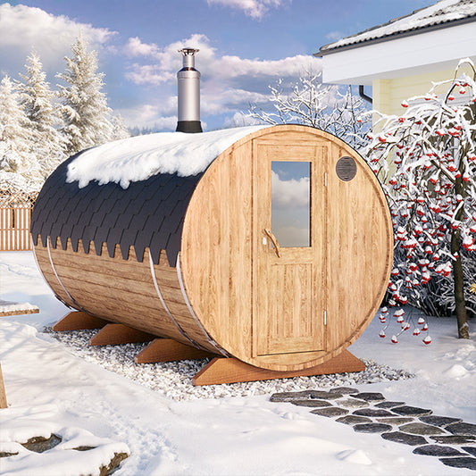 Barrel sauna S4DT