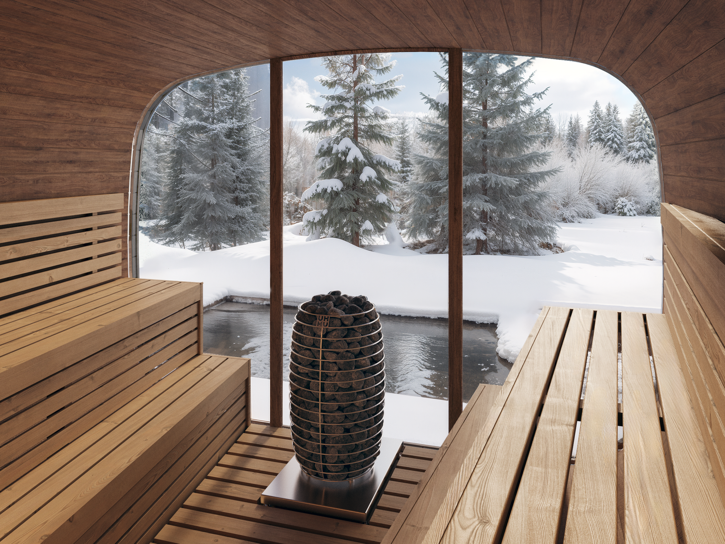 Vision sauna ovalna