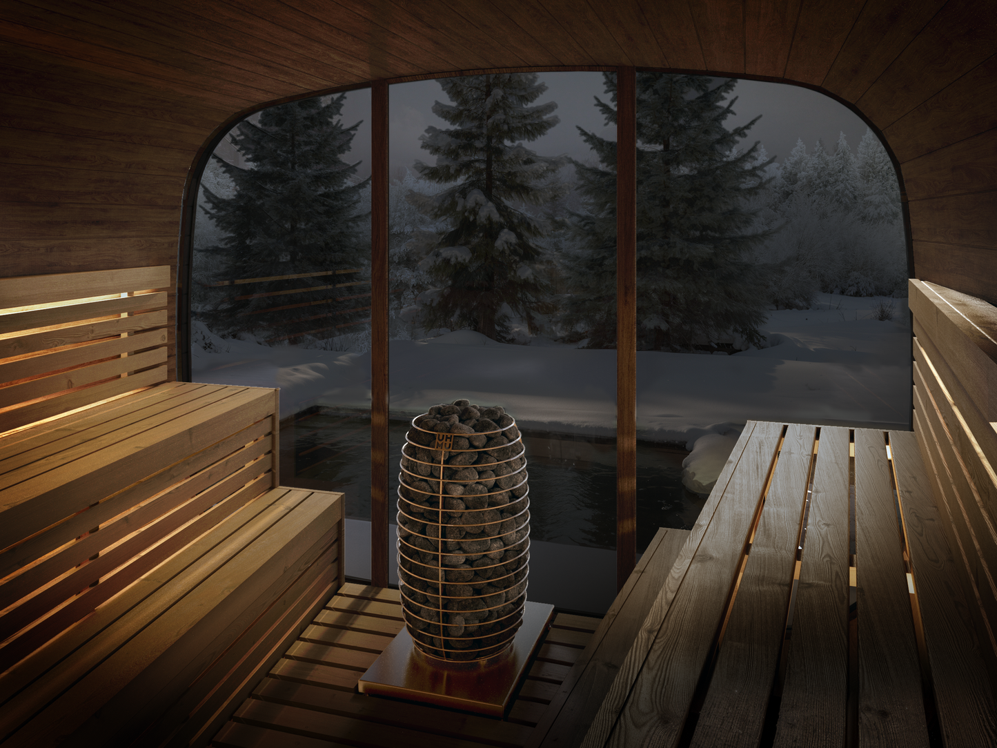 Vision sauna ovalna